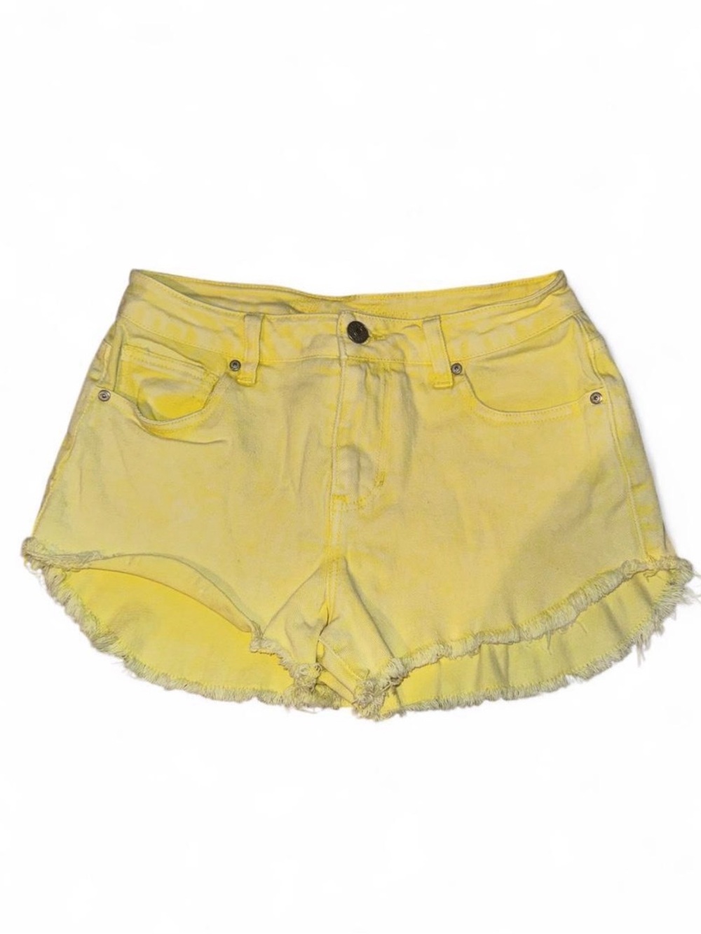 Delia's- Yellow Denim Shorts, SIZE: 3/4